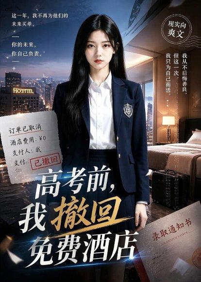 《高考前,我撤回免费酒店(33集)Ai短剧(百度网盘)》短剧封面