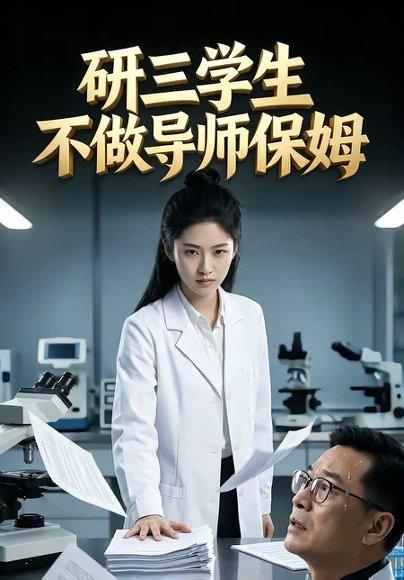 《研三学生不做导师保姆（40集）Ai短剧（百度网盘）》短剧封面