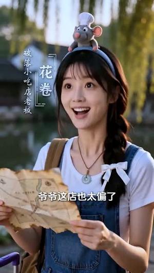 《福宝花卷致富：我的小吃店通古今（196集）（夸克网盘）》短剧封面