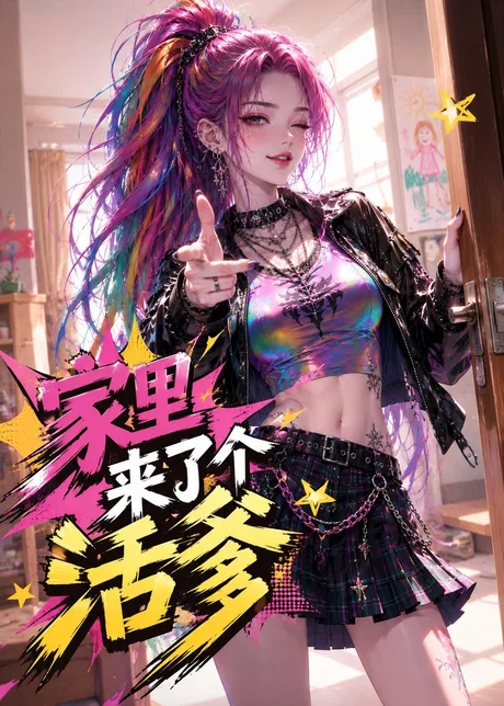 家里来了个活爹 《家里来了个活爹》短剧封面