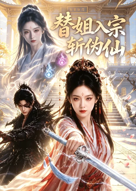 《替姐入宗斩伪仙（80集）（夸克网盘）》短剧封面