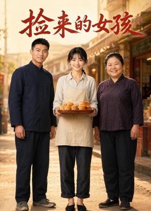 《捡来的女孩(47集)AI短剧(夸克网盘)》短剧封面