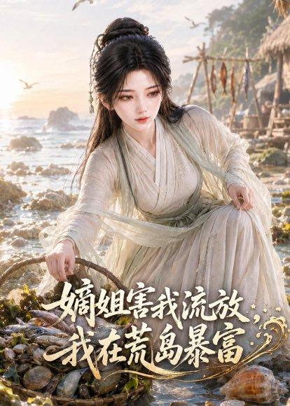 《嫡姐害我流放,我在荒岛暴富(68集)(百度网盘)》短剧封面