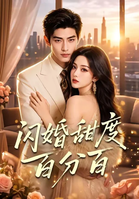 《闪婚甜度百分百（70集）（夸克网盘）》短剧封面