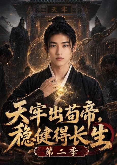 《天牢出苟帝,稳健得长生第二季(80集)AI短剧(夸克网盘)》短剧封面