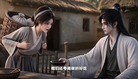 《穿成恶妇，我娇养瘸腿夫君（124集）AI短剧（夸克网盘）》短剧封面