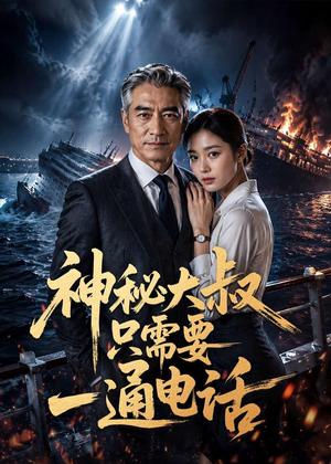 《神秘大叔只需要一通电话(35集)(夸克网盘)》短剧封面