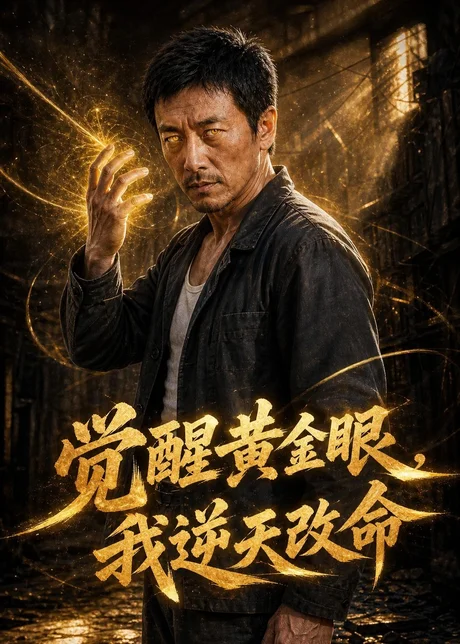 《觉醒黄金眼,我逆天改命(41集)AI短剧(夸克网盘)》短剧封面
