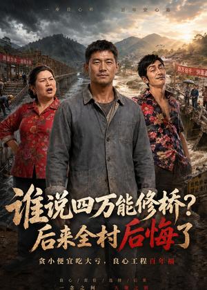《谁说四万能修桥?后来全村后悔了(30集)AI短剧(夸克网盘)》短剧封面