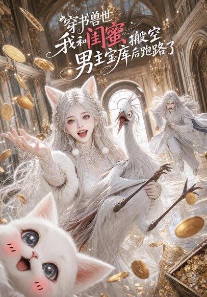 《穿书兽世:我和闺蜜搬空男主宝库后跑路了(50集)(百度网盘)》短剧封面