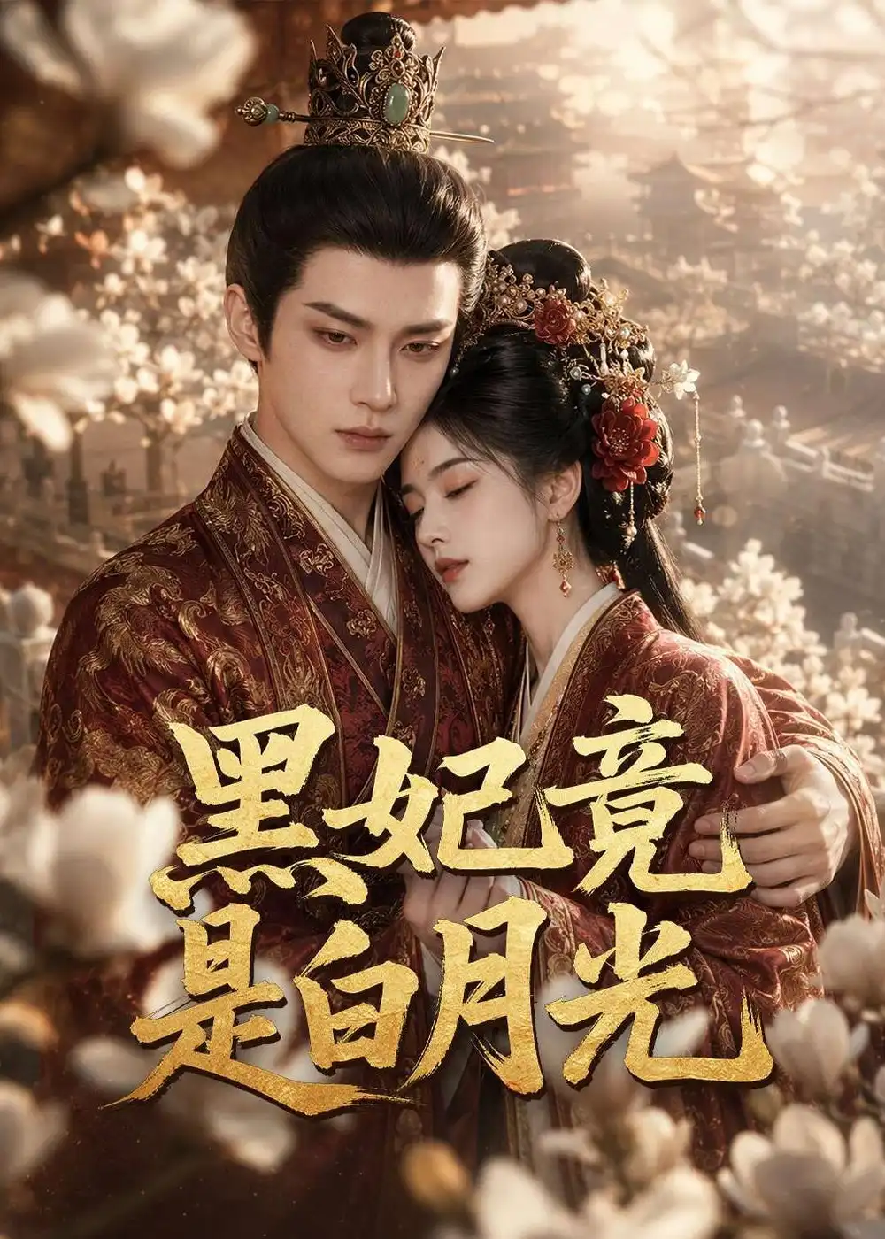 黑妃竟是白月光 《黑妃竟是白月光》短剧封面