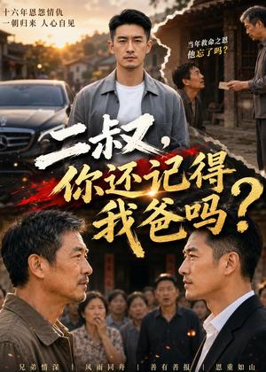 《二叔,你还记得我爸吗(55集)AI短剧(夸克网盘)》短剧封面
