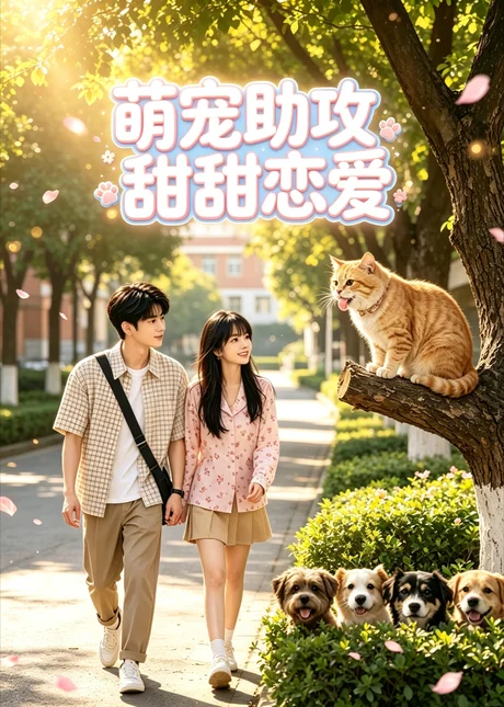 《萌宠助攻甜甜恋爱(30集)(夸克网盘)》短剧封面