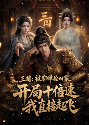 《三国：被貂蝉捡回家，开局十倍速我直接起飞（72集）动漫（夸克网盘）》短剧封面