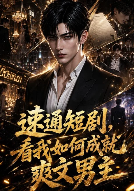 《速通短剧，看我如何成就爽文男主（20集）（夸克网盘）》短剧封面