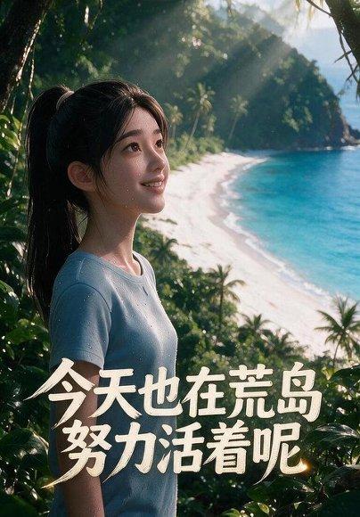 《今天也在荒岛努力活着呢(30集)(百度网盘)》短剧封面