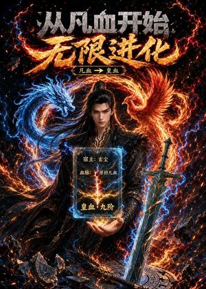 《从凡血开始无限进化（55集）AI短剧（夸克网盘）》短剧封面
