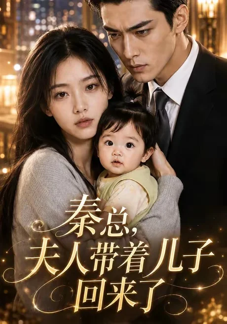 《秦总，夫人带着儿子回来了（41集）（夸克网盘）》短剧封面