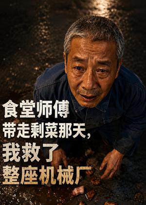 《食堂师傅带走剩菜那天,我救了整座机械厂(43集)AI短剧(夸克网盘)》短剧封面