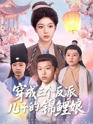 《穿成三个反派儿子的锦鲤娘（80集）贺禧&杨喜嘉（夸克网盘）》短剧封面
