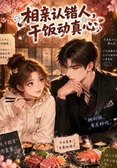 《相亲认错人,干饭动真心(33集)(百度网盘)》短剧封面