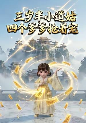 《三岁半小道姑,四个爹爹抢着宠(53集)(夸克网盘)》短剧封面