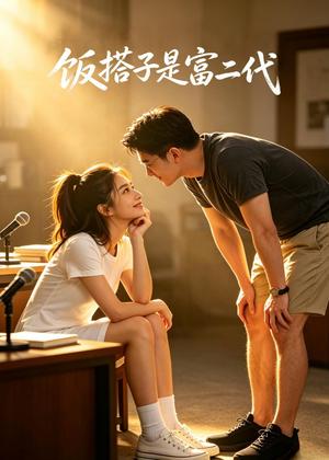 《饭搭子是富二代(40集)AI短剧(夸克网盘)》短剧封面