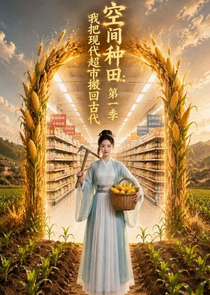 《空间种田:我把现代超市搬回古代第一季(66集)(百度网盘)》短剧封面