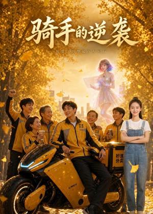 《骑手的逆袭:从受气底层翻身(48集)AI短剧(夸克网盘)》短剧封面