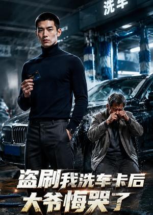 《盗刷我洗车卡后，大爷悔哭了（29集）AI短剧（夸克网盘）》短剧封面