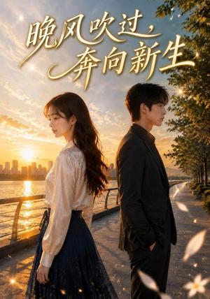 《晚风吹过，奔向新生（35集）AI短剧（夸克网盘）》短剧封面