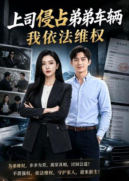 《上司侵占弟弟车辆我依法维权(35集)AI短剧(百度网盘)》短剧封面