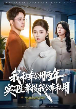 《我私车公用两年，实习生举报我公车私用（63集）程雅昭＆车婷婷（夸克网盘）》短剧封面