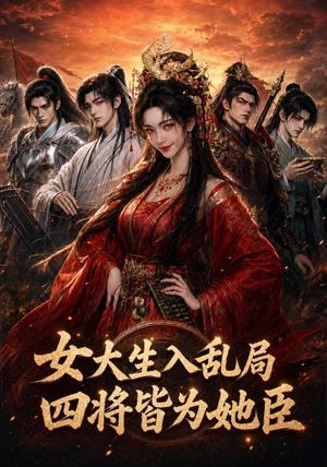 《女大生入乱局,四将皆为她臣(80集)(夸克网盘)》短剧封面