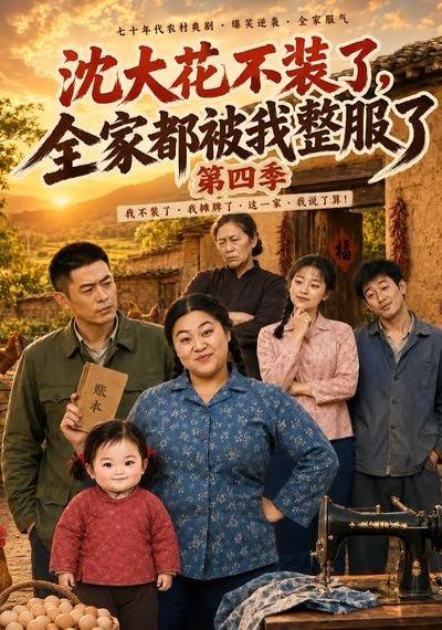 《沈大花不装了,全家都被我整服了第四季(58集)(百度网盘)》短剧封面