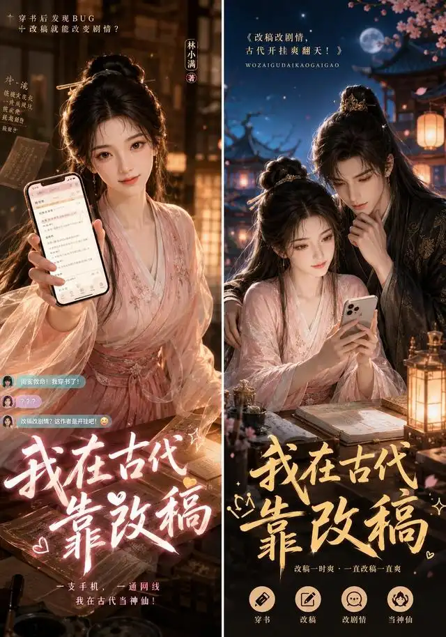 我在古代靠改稿 《我在古代靠改稿》短剧封面