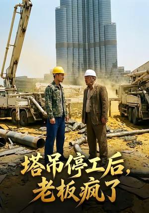 《塔吊停工后老板疯了（52集）（夸克网盘）》短剧封面