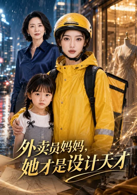 《外卖员妈妈,她才是设计天才(33集)AI短剧(夸克网盘)》短剧封面