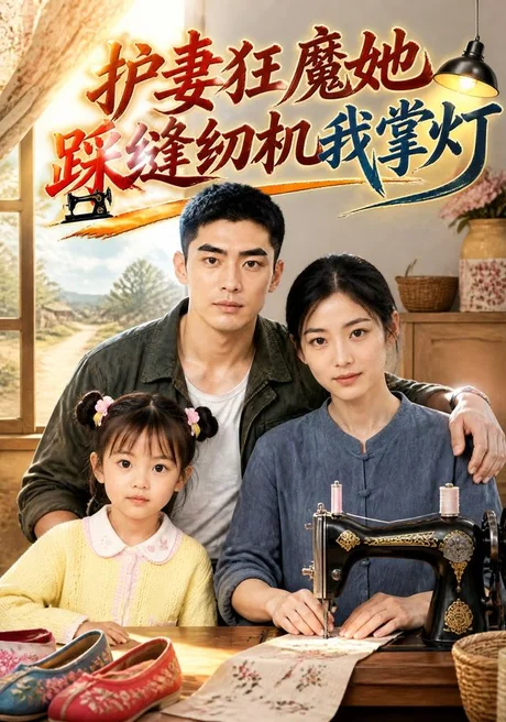 《护妻狂魔她踩缝纫机我掌灯（107集）AI短剧（夸克网盘）》短剧封面