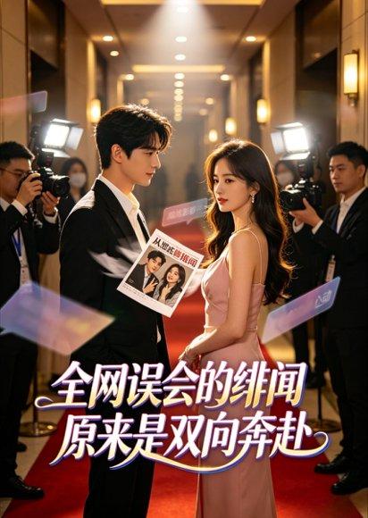 《全网误会的绯闻原来是双向奔赴(26集)(百度网盘)》短剧封面