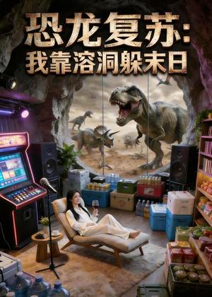 《恐龙复苏：我靠溶洞躲末日（50集）Ai短剧（夸克网盘）》短剧封面