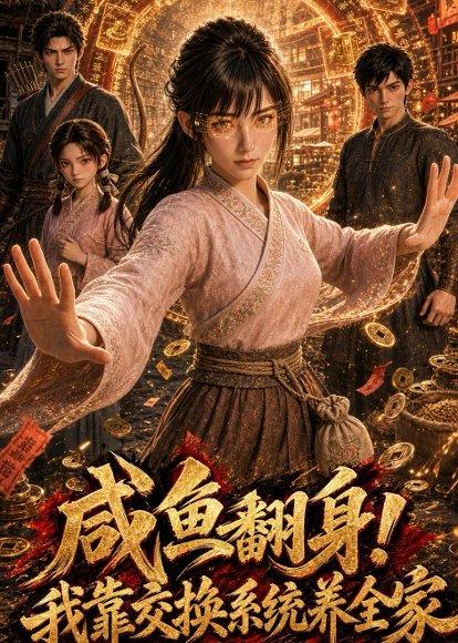 《咸鱼翻身！我靠交换系统养全家（60集）（百度网盘）》短剧封面