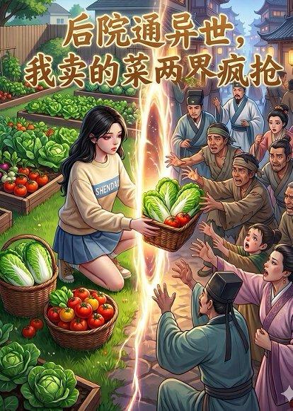 《后院通异世,我卖的菜两界疯抢(72集)(百度网盘)》短剧封面
