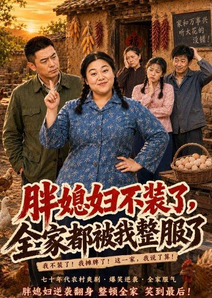 《胖媳妇不装了，全家都被我整服了（50集）（百度网盘）》短剧封面