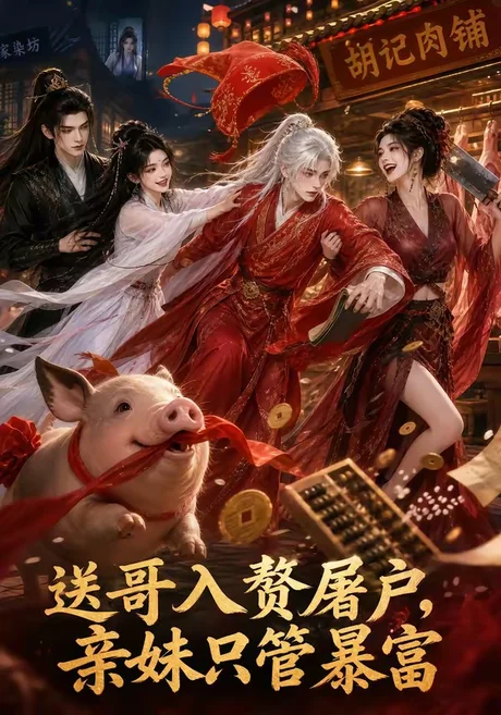 《送哥入赘屠户,亲妹只管暴富(87集)(夸克网盘)》短剧封面