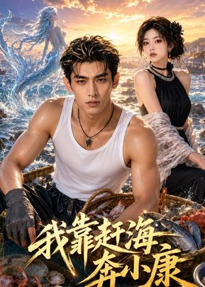 《我靠赶海奔小康(80集)AI短剧(夸克网盘)》短剧封面