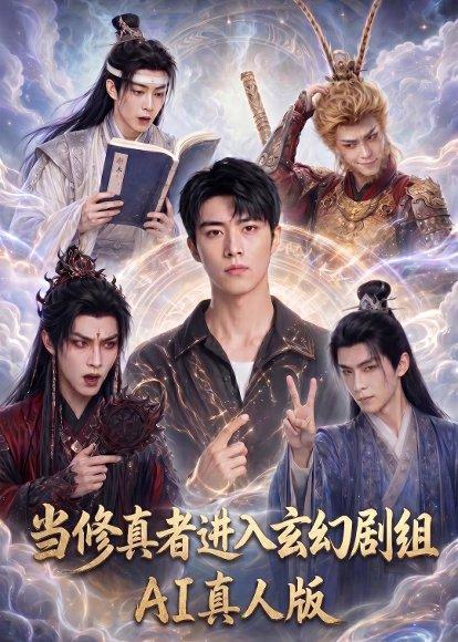 《当修真者进入玄幻剧组AI真人版(60集)(百度网盘)》短剧封面