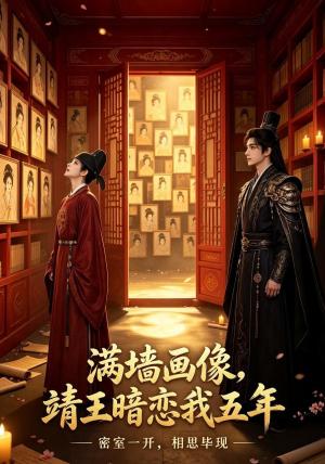 《满墙画像,靖王暗恋我五年(33集)(夸克网盘)》短剧封面
