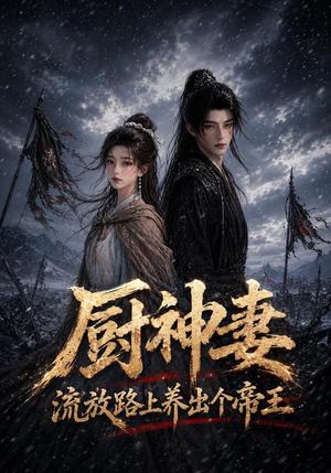 《厨神妻流放路上养出个帝王(41集)(夸克网盘)》短剧封面