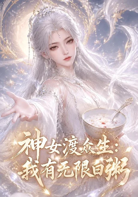《神女渡众生：我有无限白粥（85集）（夸克网盘）》短剧封面